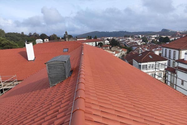 Ejecución de una cubierta nueva en obra en Vigo